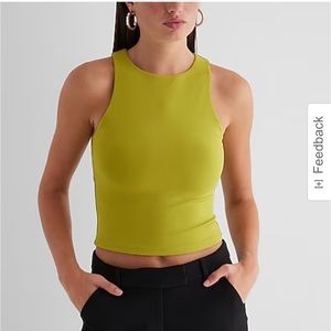Express High Neck Crop Tank